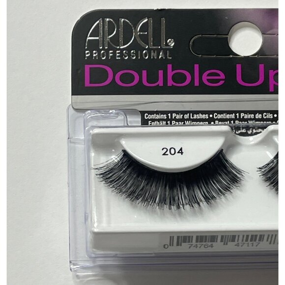 Ardell Double Up 204 Black – Extra Volume Layered False Eyelashes - Picture 3 of 5